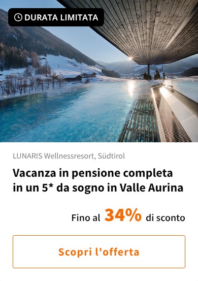 Vacanza in pensione completa in un 5* da sogno in Valle Aurina