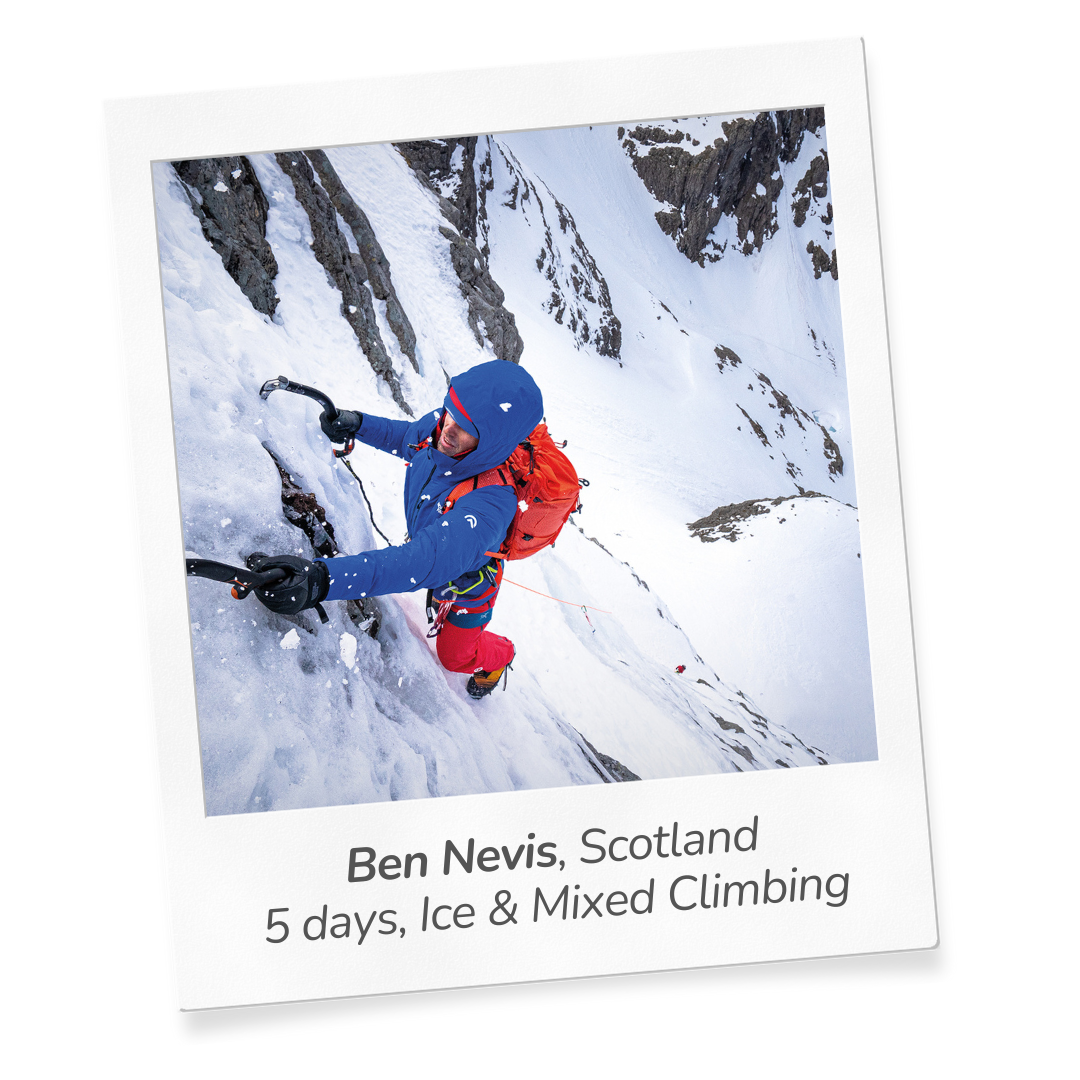 BEN NEVIS ICE & MIXED CLIMBING 5-DAY COURSE