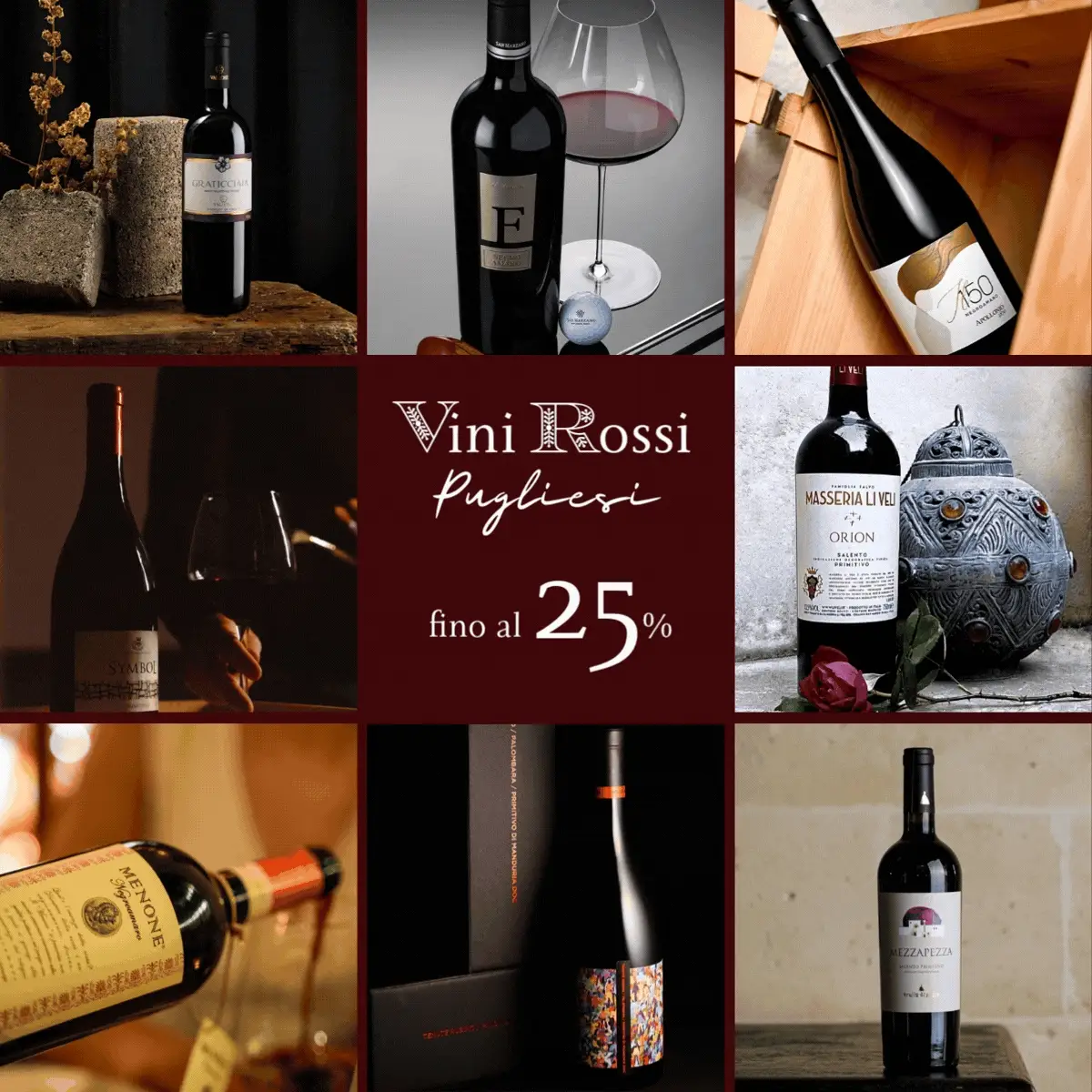 Vini rossi pugliesi - fino al 25%OFF