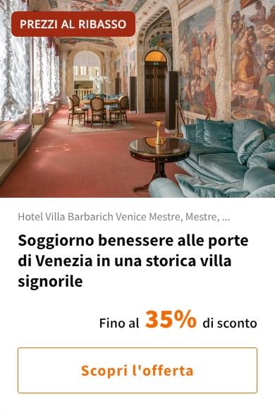 Soggiorno benessere alle porte di Venezia in una storica villa signorile