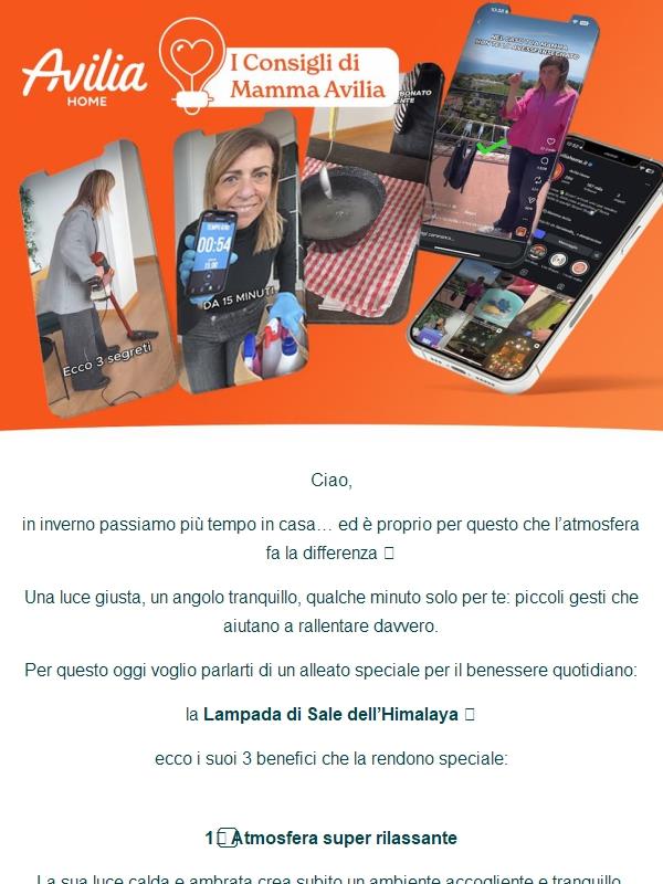 🧡 Ciao, vuoi più relax in casa? Bastano una luce e pochi minuti