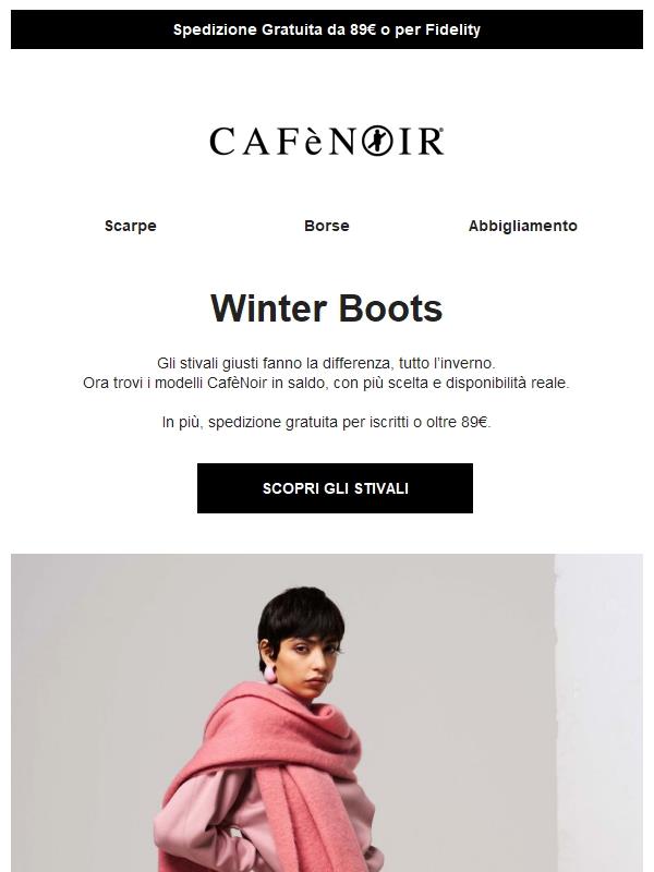 Stivali invernali in saldo.