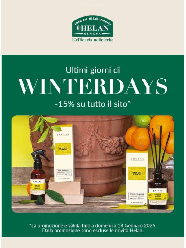 Il tuo -15% sta per scadere!