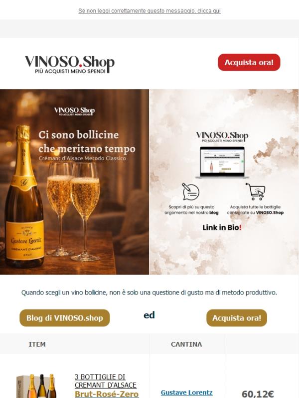 🍾 VINOSO | Cosa rende un vino davvero “bollicine”?