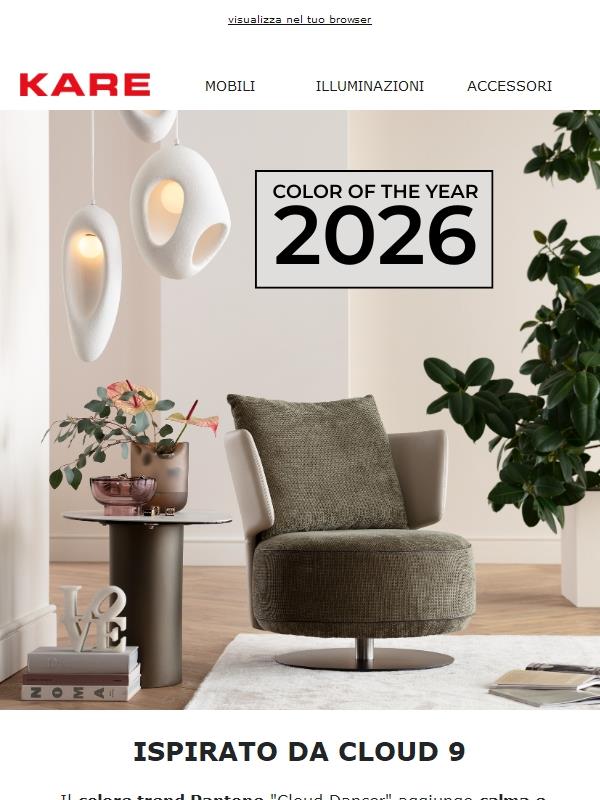 % Winter Sale % – Lasciati ispirare dal Colore dell’Anno 2026