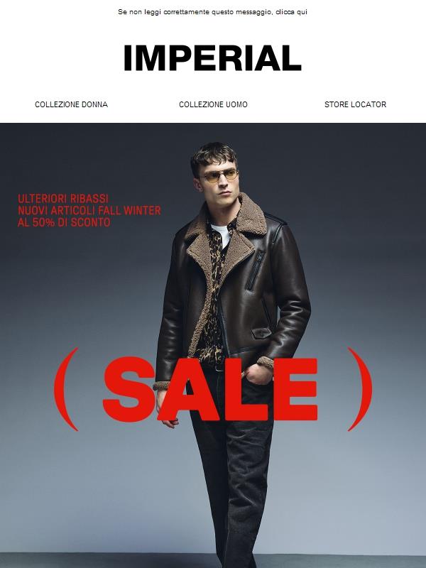 SALDI Imperial — Ulteriori ribassi