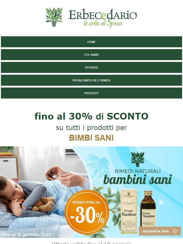 Meno notti insonni ❄️ Inverno sereno per i più piccoli: rimedi naturali -30%