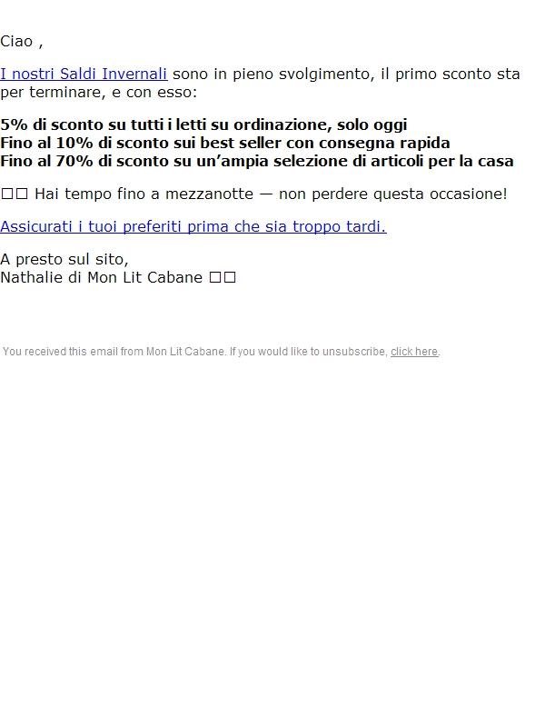 In breve. Hai tempo fino a mezzanotte.