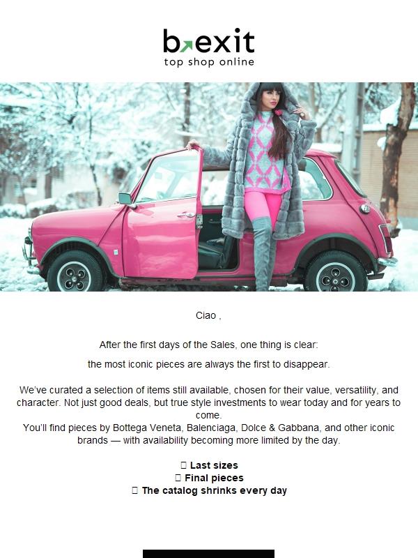 Iconic pieces are selling out!