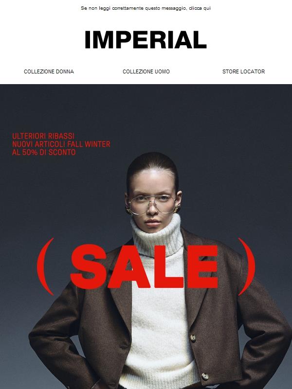 SALDI Imperial — Ulteriori ribassi