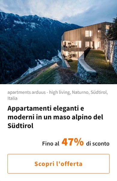 Appartamenti eleganti e moderni in un maso alpino del Südtirol