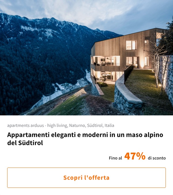 Appartamenti eleganti e moderni in un maso alpino del Südtirol