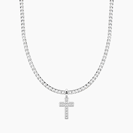Collana MILLELUCI  con ciondolo CROCE
