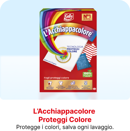 L&rsquo;Acchiappacolore Proteggi Colore - Protegge i colori, salva ogni lavaggio.