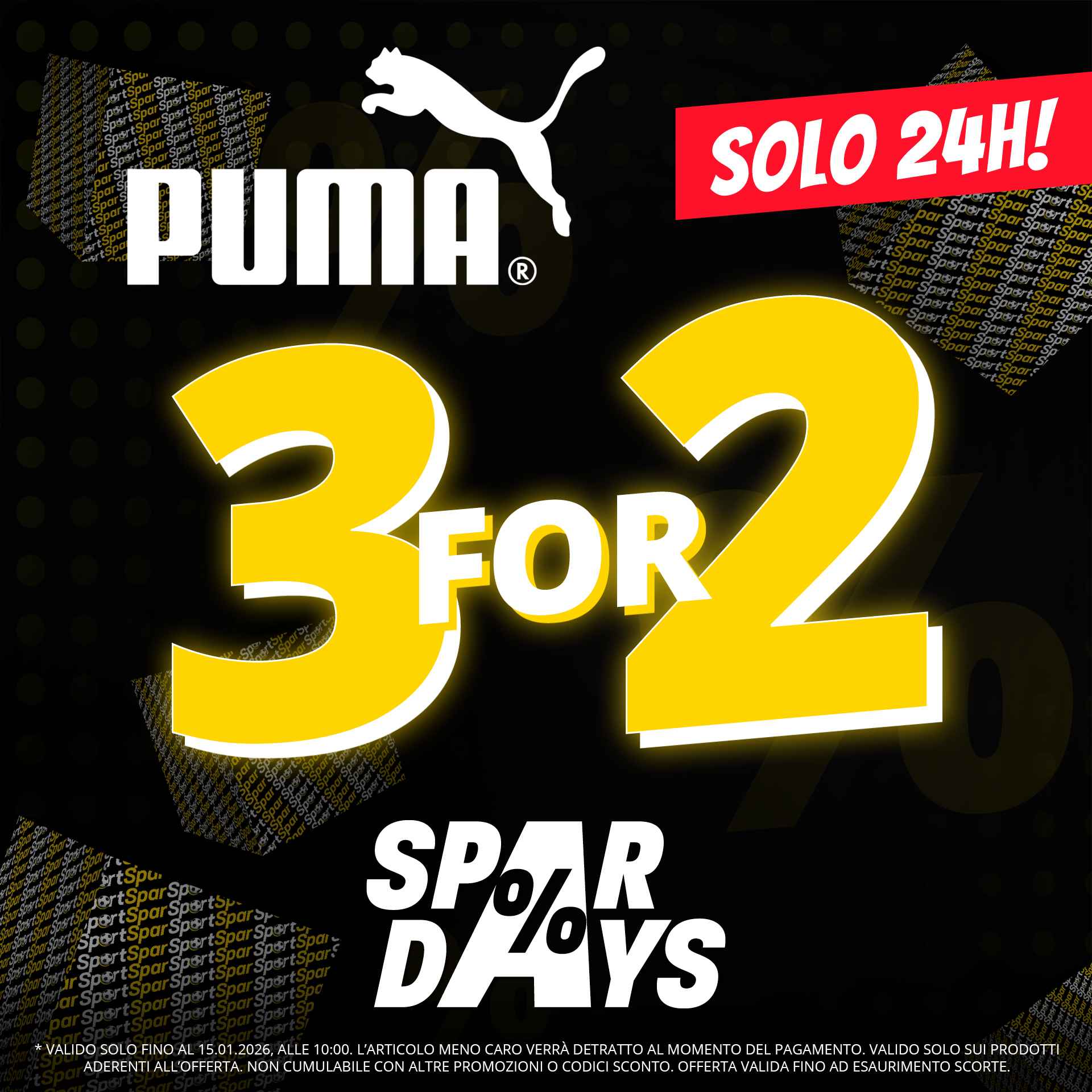 Puma spardays 3 for 2