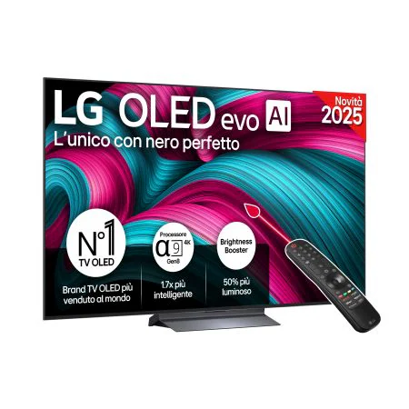 TV 65 pollici LG OLED evo AI C5 4K Smart TV 2025