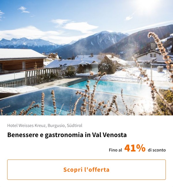 Benessere e gastronomia in Val Venosta