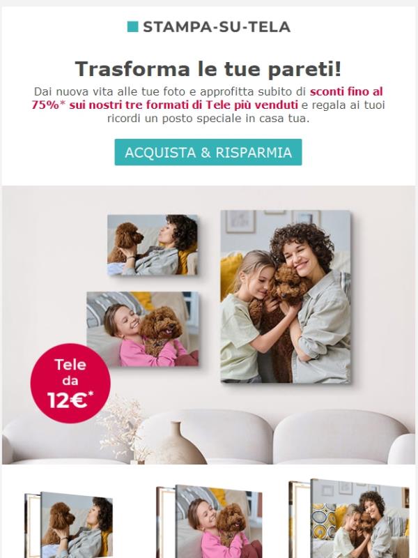 ✨ Tele a partire da 12€ – rendi la tua casa più bella!