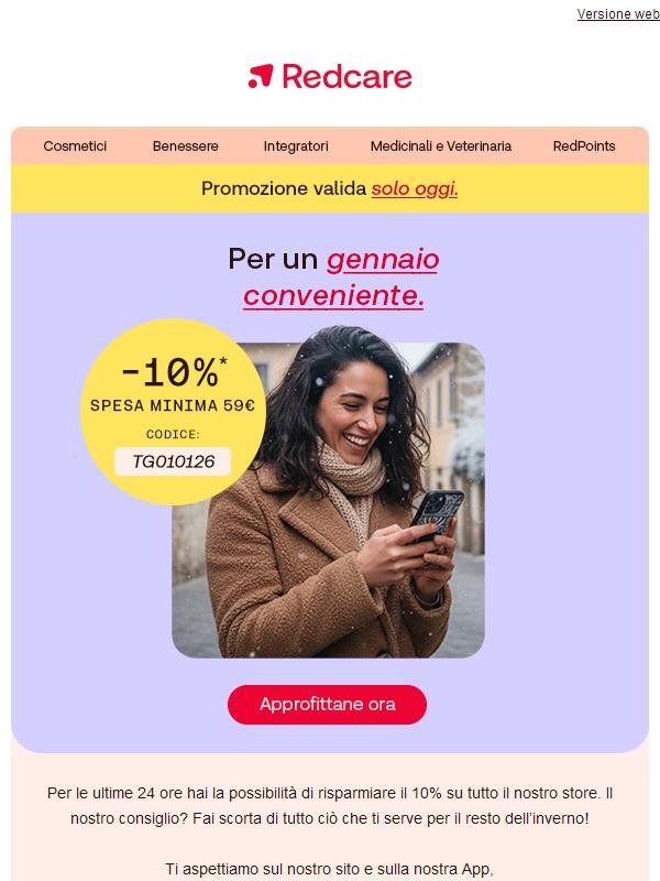 ⏰, ultima chance per il 10% di sconto su tutto!