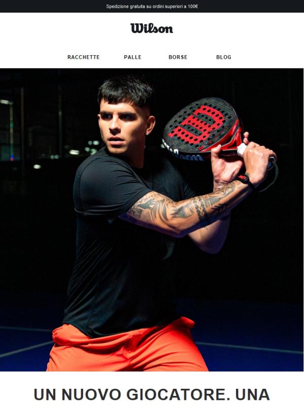 Ti diamo il benvenuto nella famiglia del padel di Wilson