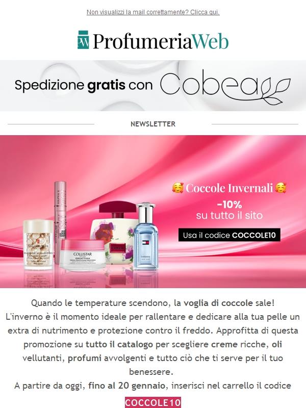 ❄️ -10% su TUTTO per le tue coccole invernali!