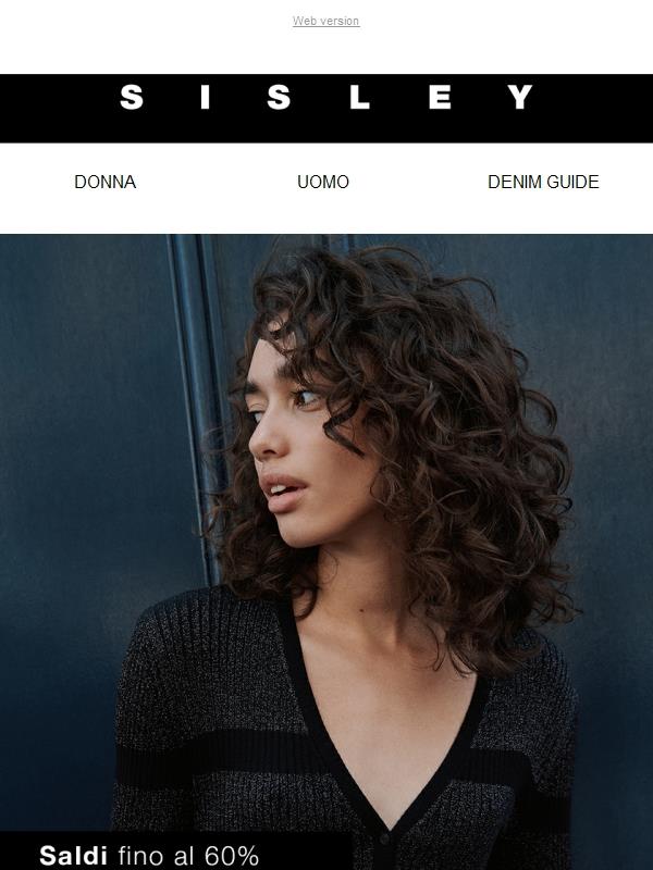 Saldi fino al 60% sui capi più iconici