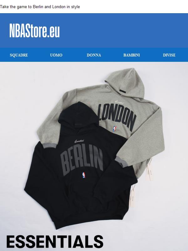 Fear of God x NBA, international edition