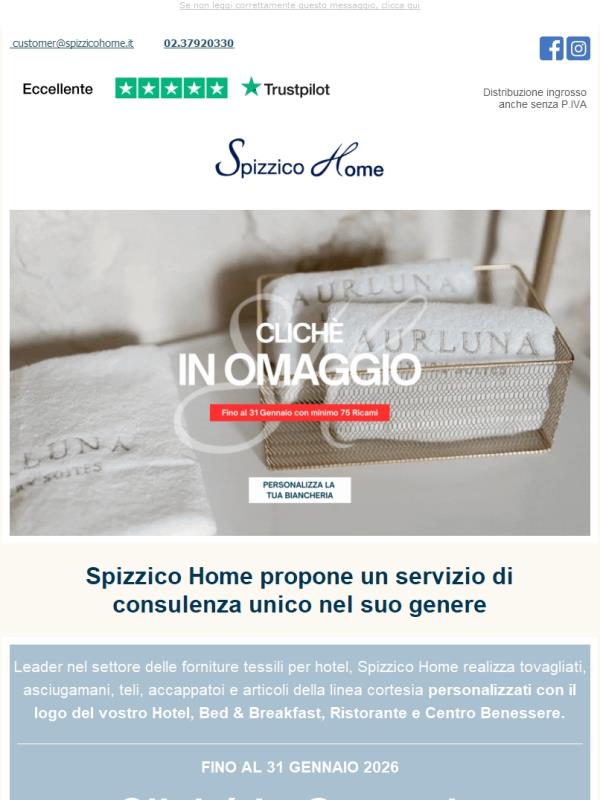 ⭐ Cliché in Omaggio fino al 31/01 ✨ Scopri la Promo Ricamo 👈