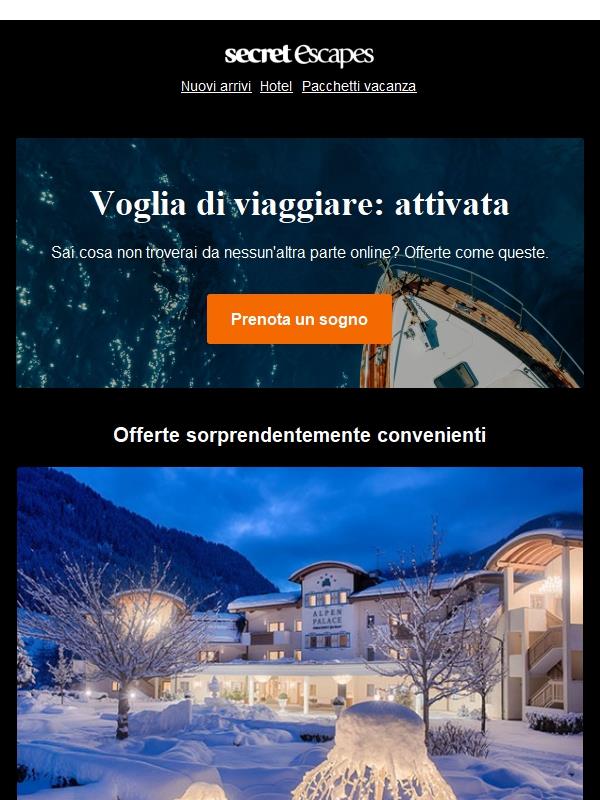 Piani per il mercoledì? Prenotare un viaggio