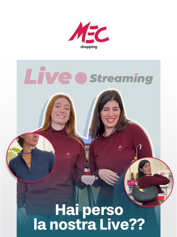 Hai perso la nostra live?? Riguardala ora! ⏯