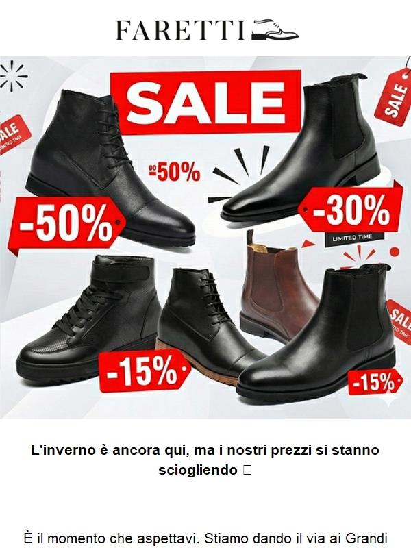 🔥 Jekoo, i nostri prezzi si stanno sciogliendo: -50% Trova le scarpe rialzate dei tuoi sogni!