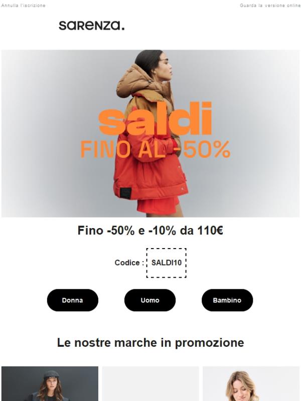 adidas, Puma, Vans... Lasciati conquistare dai nostri marchi in saldo!