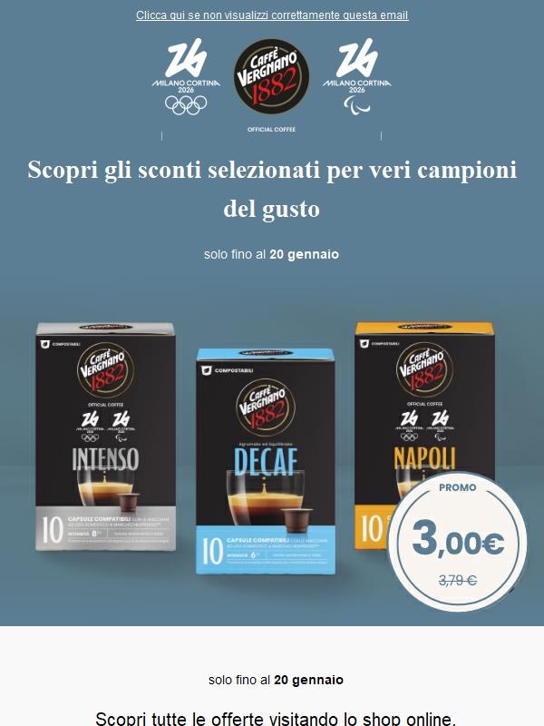 🌟 Scopri i nuovi sconti sui prodotti di Caffè Vergnano ☕