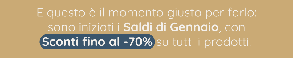 SALDI Invernali: sconti fino al 70% su tutto