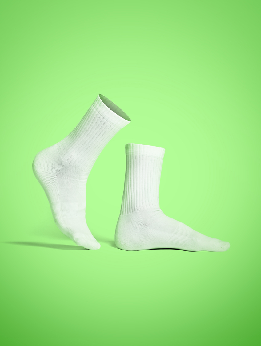 Image of CALZINO TENNIS BIANCO