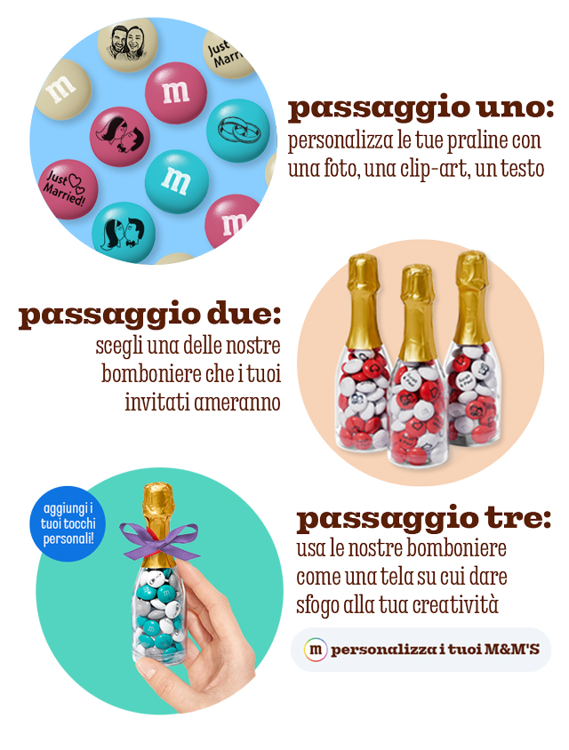 PERSONALIZZA I TUOI M&M'S