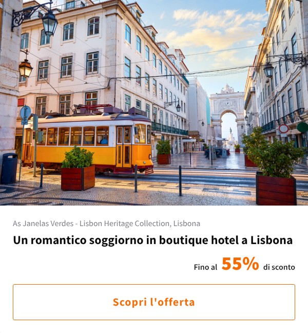 Un romantico soggiorno in boutique hotel a Lisbona