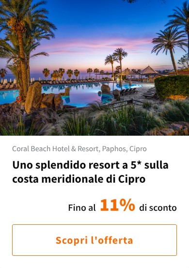 Uno splendido resort a 5* sulla costa meridionale di Cipro