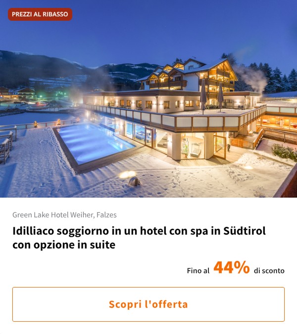 Idilliaco soggiorno in un hotel con spa in Südtirol con opzione in suite