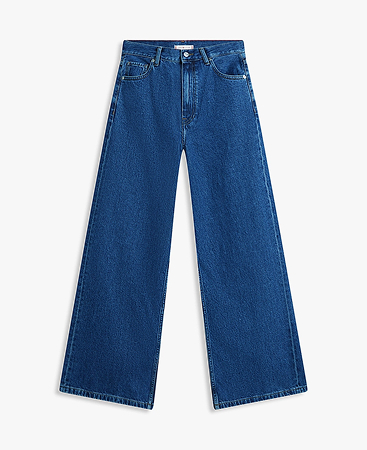 Jeans '70s larghi a vita alta