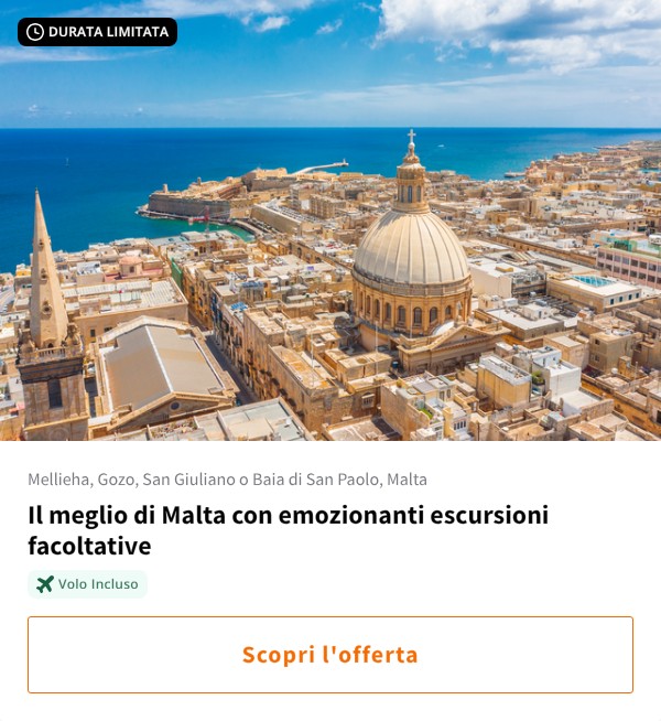 Il meglio di Malta con emozionanti escursioni facoltative