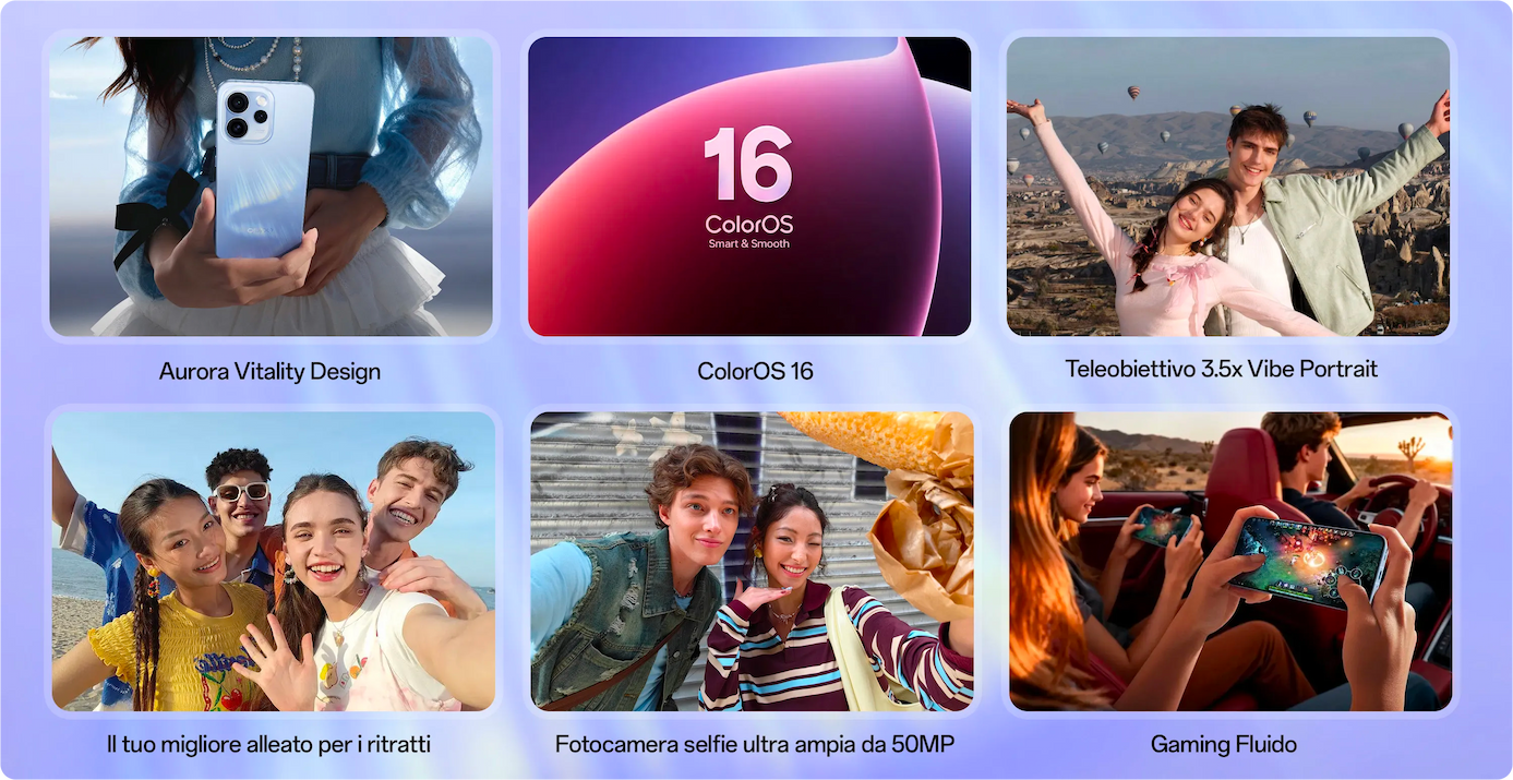 Highlights Reno15 FS e Reno15 F