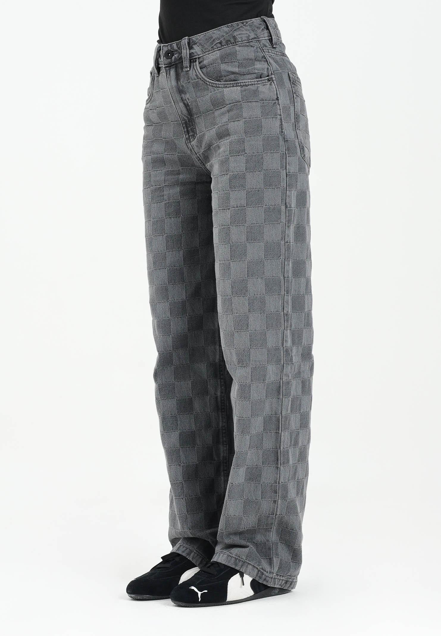 Image of VANS Jeans Sirelle Puddle grigio da donna