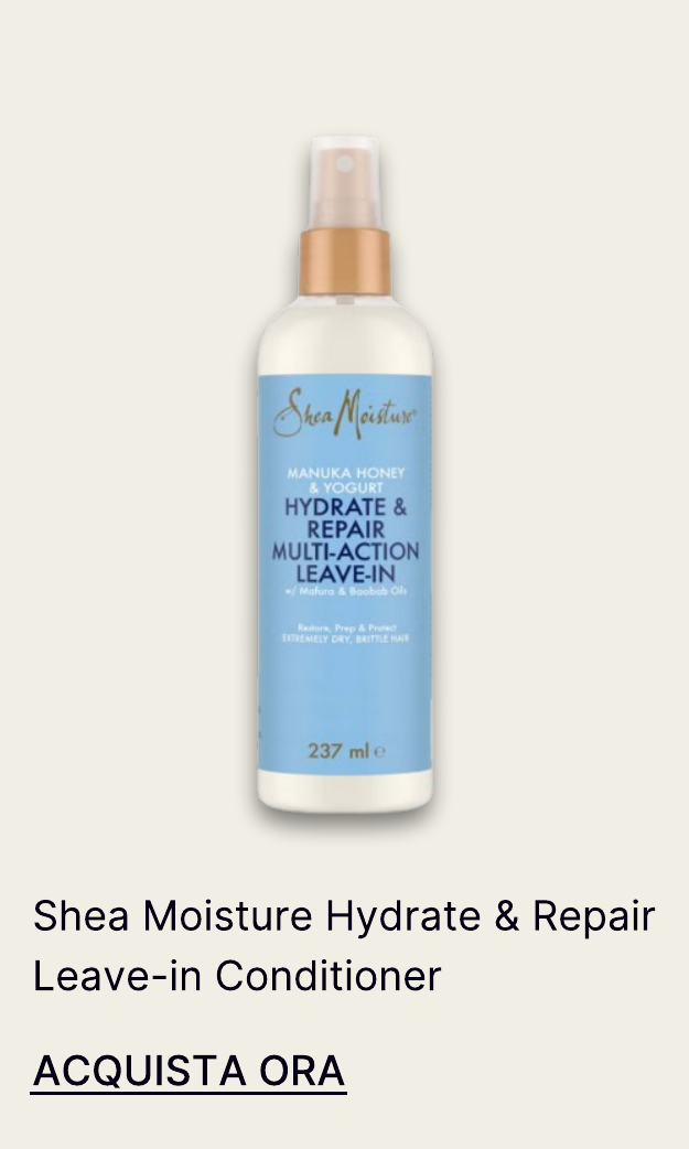 Shea Moisture leave in conditioner