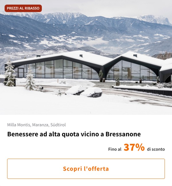 Benessere ad alta quota vicino a Bressanone