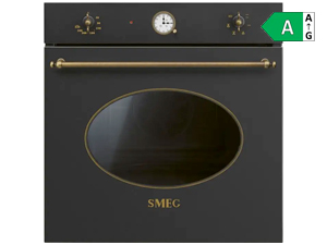 Smeg SF68C1AO Forno ventilato Incasso 60cm Classe A Colore Nero