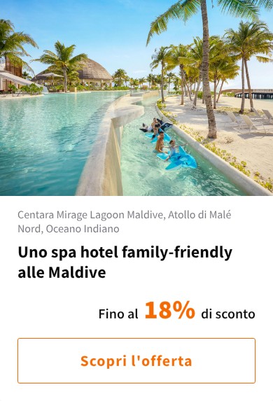 Uno spa hotel family-friendly alle Maldive