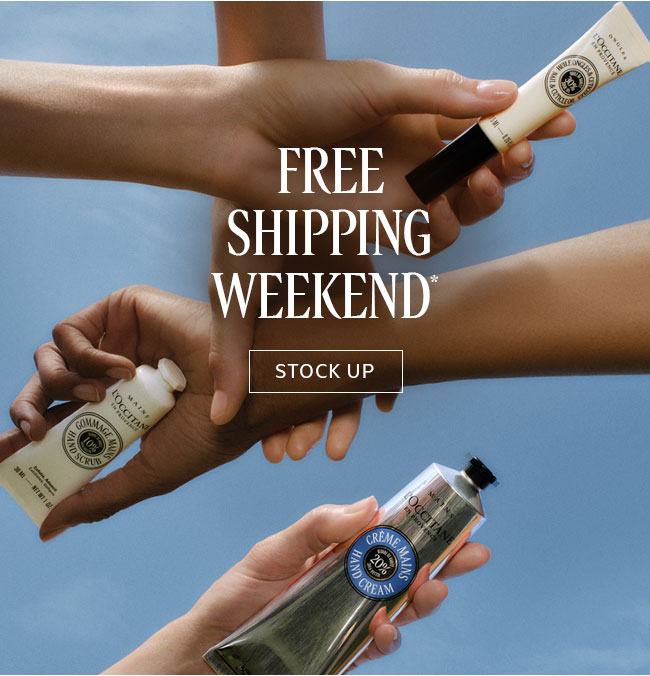 FREE SHIPPING WEEKEND* | STOCK UP