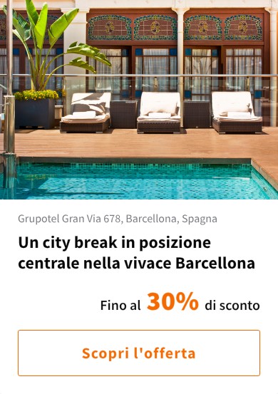 Un city break in posizione centrale nella vivace Barcellona