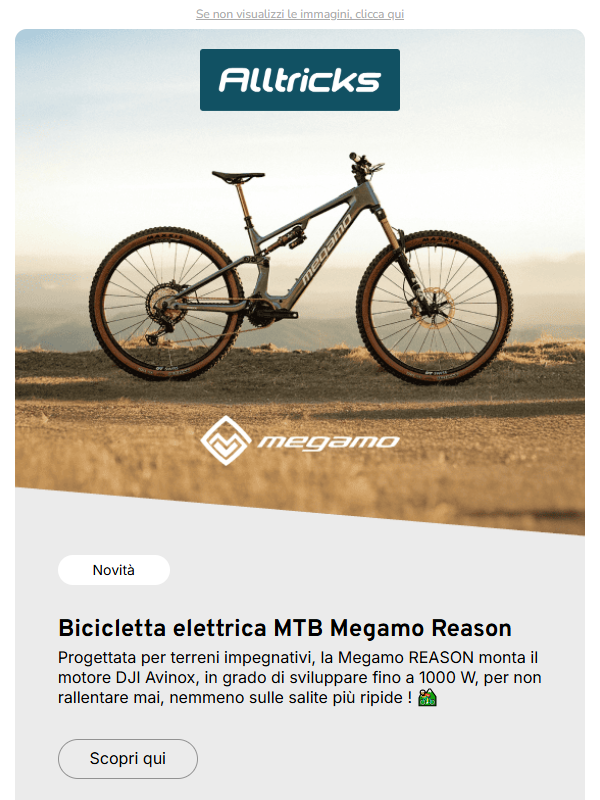 Megamo Reason: motore DJI Avinox, 105 Nm di coppia !